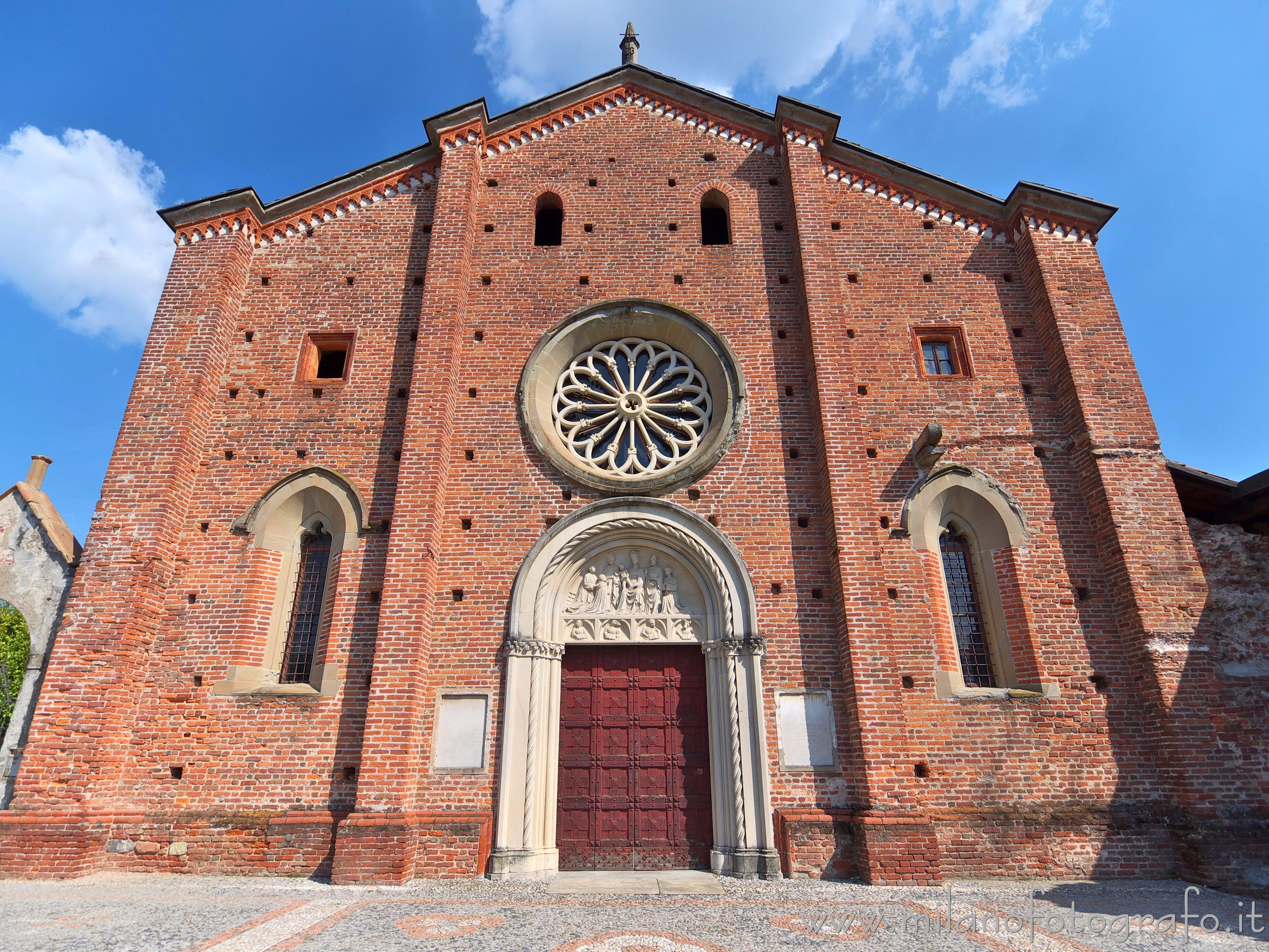 Castiglione Olona (Varese) - Facciata della Chiesa Collegiata dei Santi Stefano e Lorenzo